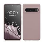 kwmobile Case Compatible with Google Pixel 7 Pro Case - TPU Silicone Phone Cover with Soft Finish - Nude Lilac