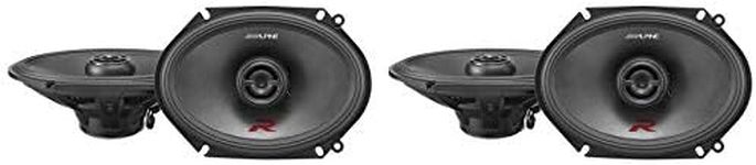 Alpine (4) R-S68 300 Watt 6x8 Car A