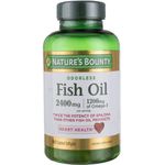 Nature's Bounty Fish 2400 mg Oil Softgels 90 ea (Pack of 2)