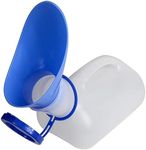 CUREPACK Unisex Potty Urinal for Car, Toilet Urinal for Men and Women, Pee Bottle with Lid and Funnel, Portable Urinal for Car, Elderly, Child, Diabetic, Camping, Outdoor Travel, Funnel Included