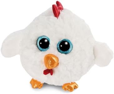 NICI Glubschis: El Original – La gallina Henlou de Glubschis 15 cm – Animal de Relleno con Grandes Ojos Brillantes – Suave Juguete Esponjoso para los Amantes de Juguetes tiernos