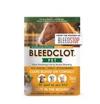 BleedClot Pet First Aid Blood Clotting Powder | The Best for All Animals to Stop Bleeding, Guaranteed | for Minor Cuts and Severe Arterial Bleeding | from The Makers of BleedStop (Pet - 1 Pack 5 oz)