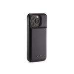 ZAGG mophie Juice Pack Power Bank for iPhone 15 Pro, 2,400mAh Battery Case with +50% Extra Battery Life, 6-Foot Drop Protection, Slim Design, LED Power Indicator, USB-C Port, (Black)