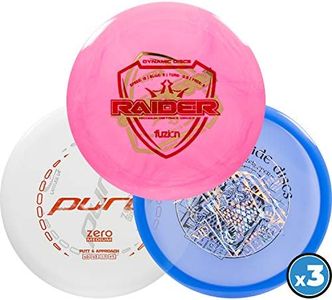 DYNAMIC DISCS | Latitude 64 | Westside Discs Misprint 3 Pack | Disc Golf Starter Pack | Frisbee Golf Discs | Disc Golf Driver | Disc Golf Midrange | Disc Golf Putter (3 Pack)