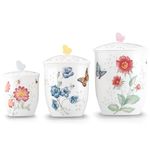 Lenox Butterfly Meadow 3-Piece Canister Set, 6.60 LB, Multi