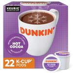 Dunkin' Milk Chocolate Hot Cocoa, 22 Keurig K-Cup Pods