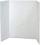 RiteCo 22128 Tri-fold Display/Presentation Boards, 40"x28", White, (Pack of 30)