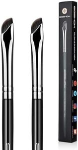 EIGSHOW Eyeliner Brush Gel Eye Liner Makeup Brushes for Precise Eyeliner Eyebrow Eyelid Ultra Thin with Curved Bristle Makeup Brush(2 Pieces)