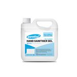 Hand Sanitiser Gel 1L PURATISE Antibacterial Hand Gel - 70% Alcohol Gel Hand Sanitiser Kills 99.99% of Germs & Bacteria - x1 MADE IN THE UK (1 Litre)