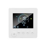 Digital Thermostat, 4500W Programmable Heating Temperature Control Thermostat with APP Control for Home Office, AC 90V to 240V, K1MRH3A (White)