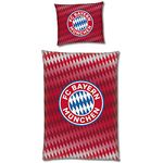 FC BAYERN Munich Red Single 100% Cotton Duvet Cover Set - European Size