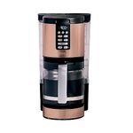 Ninja Programmable XL 14-Cup Coffee Maker PRO with Permanent Filter, 2 Brew Styles Classic & Rich, Delay Brew, Freshness Timer & Keep Warm, Dishwasher Safe, Copper, DCM201CP