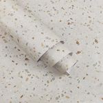 Boobest 15.7"x354" Creamy Granite Marble Wallpaper Peel and Stick Waterproof Self Adhesive Terrazzo Contact Paper Marble Vinyl Wrap for Countertops Laminate Decorative Wall Paper Decor Living Room