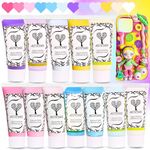 ASTRYAS Simulation Fake Whipped Cream Glue,9 PCS Decoden Cream Glue DIY Phone Case Kit Silicone Cream Adhesive Set with 14 Plastic Decorating Mouth for Autumn DIY Crafts Handmade Craft