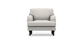 comfortly Armchair Slipcover Replacement Hand Made Compatible with STOCKSUND Recliner - COVERS ONLY (Linen Blends - Linen)