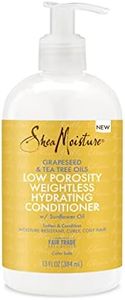 Shea Moisture Grapeseed & Tea Tree Oils - Condizionatore idratante a bassa porosità con olio di girasole