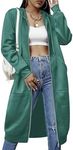 ELESOL Women's Tunic Hoodie Sweatshirt, Green XX-Large