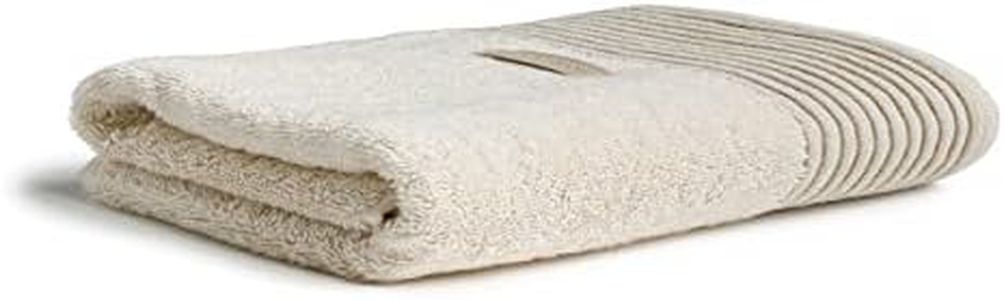 möve Wellness Saunatuch Uni mit Chenillebiesen 80 x 200 cm aus 100 % Baumwolle (Spinair), nature