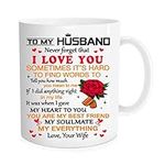 Funny Coffee Mug, To my Husband Nev