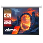 Celexon basic electric screen 240 x 240cm, format 1:1, homecinema screen, projector screen, 3D screen, Full HD screen, electric screen