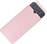 kwmobile Keyboard Sleeve Compatible with Logitech K380 / Magic Keyboard - PU Leather 7.7 x 5.7 inches (19.5 x 14.5 cm) - Dusty Pink