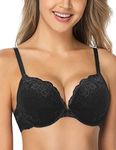 WingsLove Women's Push up Bra Flora