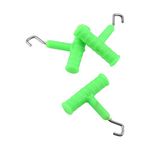 Fishing Knot Puller Tool, Bait Knot Puller, Knot Rig Puller 3PCS Knot Puller, Fishing Baiting Rig Tool Accessory for Outdoor Fishing(Green)