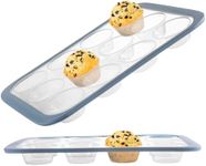 Chef's Path Silicone Muffin Pan - Nonstick BPA-Free Cupcake Molder for Muffins and Cupcakes with Stainless Steel Frame, 12 Cups, 2 Pcs - Essential Baking Accessory