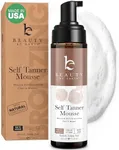 Self Tanner Mousse - USA Made with Natural & Organic Ingredients, Self Tanning Mousse for Fake Tan, Sunless Tanner for Pale Skin, Clear & Non Toxic Tanning Foam for Streak Free Finish, No Orange Color