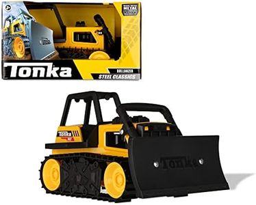 Tonka Tough Steel Bulldozer (06027), Black&yellow