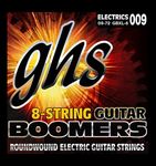 GHS BOOMERS String Set For Electric Guitar - 8-String - GB-XL-8 - Extra Light - 009/072