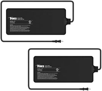 iPower 8X18 Inch 24W Under Tank Heater Warmer, 50-60 Gallon Terrarium Heat Mat for Amphibian, Plant Box or Other Small Animals, 2 Pack