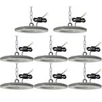 treoir 150W UFO LED High Bay Light, 18000LM LED Warehouse Lighting 6500K Cold White Industrial UFO Lamp, IP65 Waterproof Commercial Bay Lighting for Warehouse Garage Factory Workshop(8pcs)