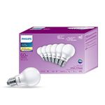 PHILIPS Led 8.5W = 60W A-Line (A19) Soft White Non-Dimmable (2700K) 6 Pack