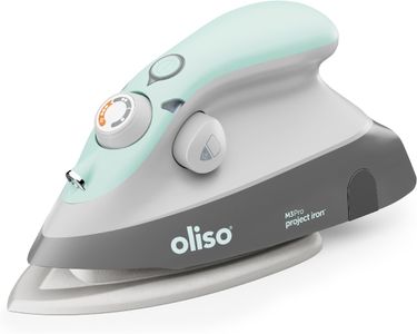 Oliso M3Pro Mini Steam Iron – Aqua, Compact Travel Iron