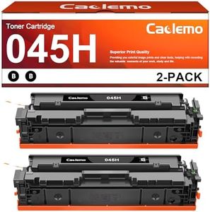 045H Black Toner Replacement for Canon 045H Toner Cartridges Canon 045H 045 Black Toner Compatible with Canon Color imageCLASS MF632Cdw MF634Cdw LBP612Cdw LBP612C LBP612 MF632 MF634 Printer (2 Black)