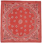 Rhode Island Novelty Cowboy Bandanas (One Dozen), Red