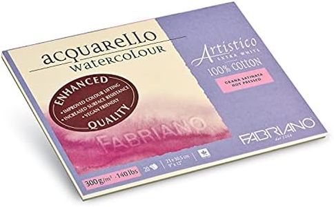 Fabriano Artistico Watercolor Block, 9 x 12, Extra White