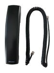 The VoIP Lounge Replacement HD Voice Handset with Curly Cord for Polycom VVX Series IP Phones 300 301 310 311 400 401 410 411 500 501 600 601 1500 Black (Please See Full Description Below)