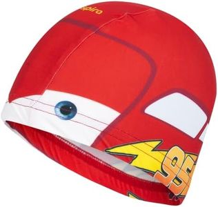 Gorro de Tela Cars | Gorro de Natación | Gorro de Piscina | Alta Comodidad y Adherencia | Arte y Natación