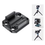 SMALLRIG Buckle Mount Adapter with Built-in Quick Release Plate for Go Pro Cameras, Buckle Mount plate for Go Pro Hero 9/8/7/6/5 Black - APU2668