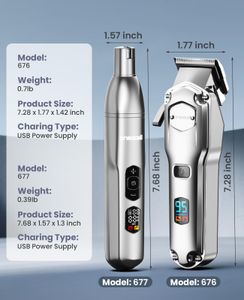 oneisall 4-in-1 Dog Grooming Kit – Cordless Clippers, Paw Trimmer, Nail Grinder