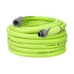 Flexzilla Garden Hose with SwivelGrip, 5/8" X 75', Heavy Duty, Lightweight, Drinking Water Safe-HFZG575YWS