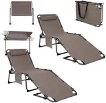 KingCamp 2 Pack Tanning Chair with 