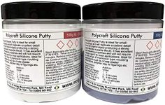 Polycraft Silicone Putty RTV Mould Making Rubber, Fast Curing Silicone Rubber, Moulding Silicone, Reusable Mould, Clay and Figurine Moulds, Silicone Putty for DIY - 500g