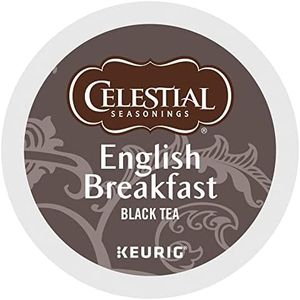 Celestial Seasonings English Breakfast Tea Single-Serve K-Cups, Box of 24