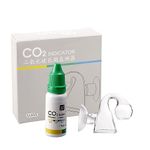 Vayinato Aquarium Co2 Indicator Liquid Solution (15Ml) and Drop Checker Indicator Monitor (Glass)