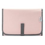 Baby Changing Mat, Newborn Essentials, Portable Travel Pad Station, Baby Changing Unit, Nappy Baby Wipes Creams Toilet Roll Pillow Bag, Gifts for Mum and Dad by Comfy Cubs (Pink Blush, Compact)