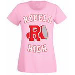 Flip Womens Rydell High School Logo Grease Costume T-Shirt Pink UK 14-16 (XXL)