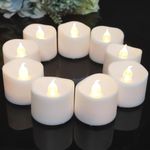 12 Pack led Tea Lights,tealights Candles, Flameless Flickering Tealights, 200+Hours Fake Electric LED Candles Tea Lights for Votive, Home Decorations